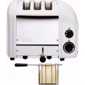 Dualit 2 + 1 Combi Vario 3 Slice Toaster White 31216