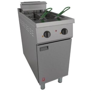 Falcon 400 Series Twin Tank Twin Basket Free Standing Electric Fryer E421