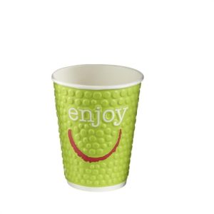 Huhtamaki Enjoy Double Wall Disposable Hot Cups 225ml / 8oz