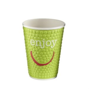 Huhtamaki Enjoy Double Wall Disposable Hot Cups 340ml / 12oz