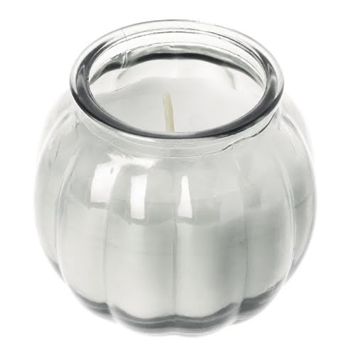 Olympia Pumpkin Jar Candle Clear (Pack of 12)
