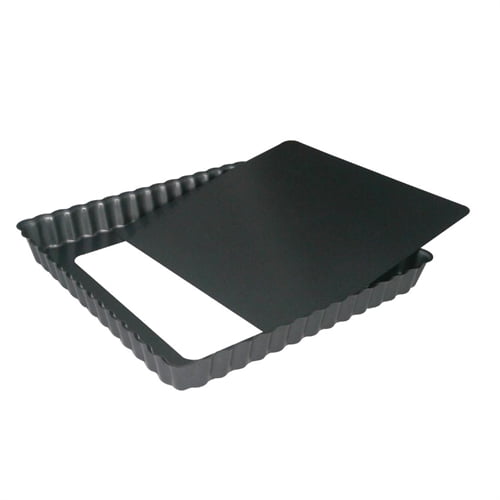 DeBuyer Non-Stick Square Tart Mould With Removable Base