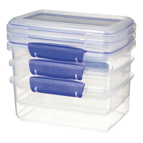 Sistema Klip It Containers 1Ltr (Pack of 3)