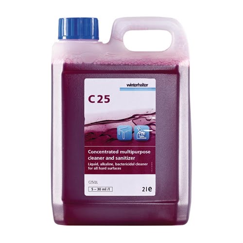 Winterhalter C25 Cleaner and Sanitiser Super Concentrate 2Ltr (2 Pack)