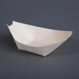 Fiesta Green Birch Wooden Boats 80mm