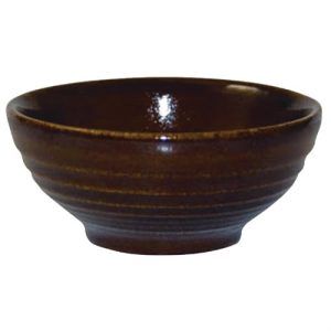 Churchill Bit on the Side Brown Ripple Snack Bowls 102mm (Pack of 12)