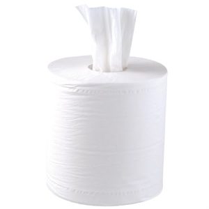 Jantex Centrefeed White Rolls 2ply (Pack of 6)