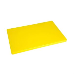 Hygiplas Extra Thick Low Density Yellow Chopping Board