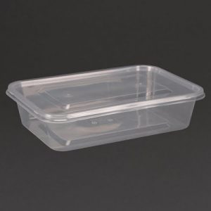 Fiesta Small Plastic Microwave Container (Pack of 250)