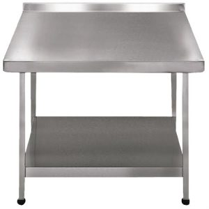 Franke Sissons Stainless Steel Wall Table with Upstand 600(D)mm