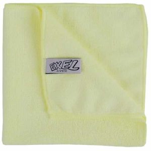 Jantex Microfibre Cloths Yellow (Pack of 5)