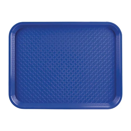 Kristallon Polypropylene Fast Food Tray Blue