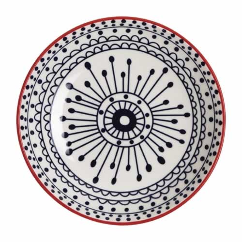 Olympia Fresca Flat Bowls Blue 195mm (Pack of 6)