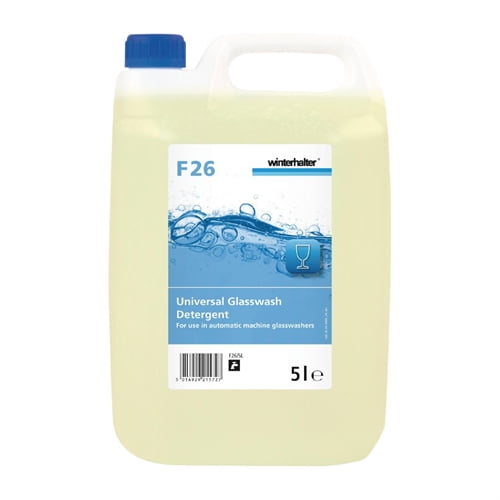 Winterhalter F26 Universal Glasswasher Detergent Concentrate 5Ltr (2 Pack)