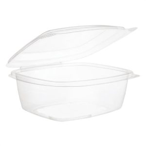 Vegware Compostable Hinged-Lid Deli Containers 680ml / 24oz