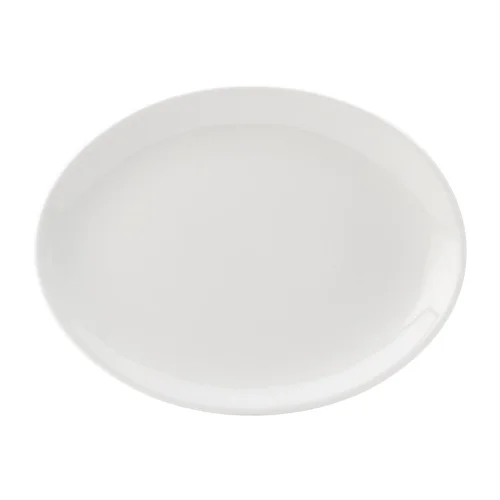 Utopia Titan Oval Plates White 240mm (Pack of 24)