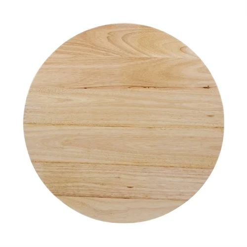 Bolero Pre-drilled Round Table Top Natural 600mm