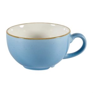 Churchill Stonecast Cappuccino Cups Cornflower Blue 227ml 8oz