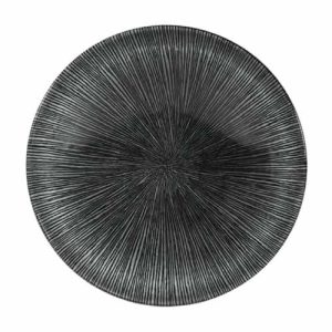 Churchill Studio Prints Agano Coupe Bowls Black 182mm (Pack of 12)