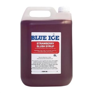 Blue Ice Slush Syrup Strawberry 5Ltr (8 Pack)