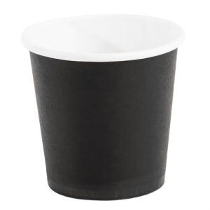 Fiesta Disposable Espresso Cups Black 112ml / 4oz