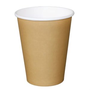 Fiesta Single Wall Takeaway Coffee Cups Kraft 455ml / 16oz