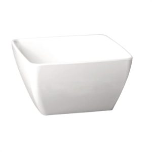 APS Pure Melamine White Square Bowl 125mm