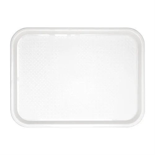 Kristallon Polypropylene Fast Food Tray White