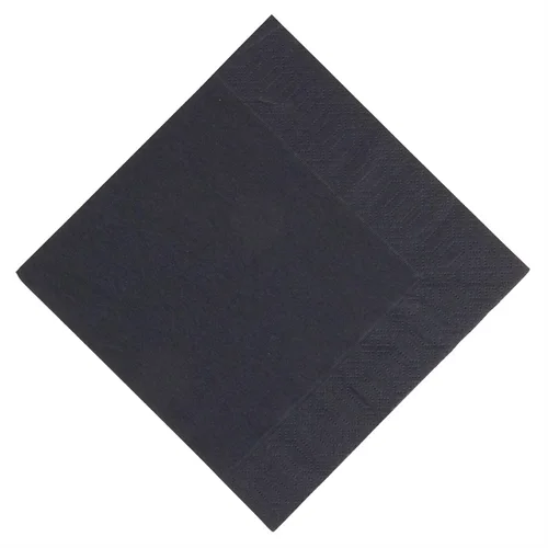 Duni Compostable Lunch Napkins Black 330mm (Pack of 1000)