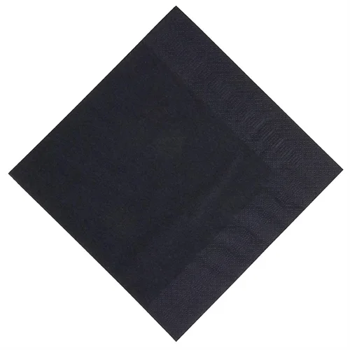 Duni Compostable Dinner Napkins Black 400mm (Pack of 1000)