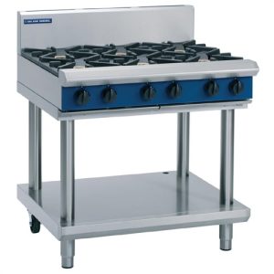 Blue Seal Evolution Cooktop 6 Open Burners on Stand 900mm