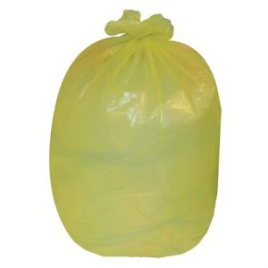 Jantex Large Medium Duty Yellow Bin Bags 90Ltr (Pack of 200)