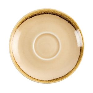 Olympia Kiln Cappuccino Saucer Sandstone 140mm (Pack of 6)