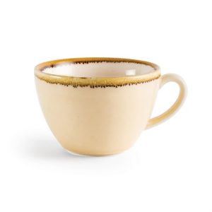 Olympia Kiln Cappuccino Cup Sandstone 340ml (Pack of 6)