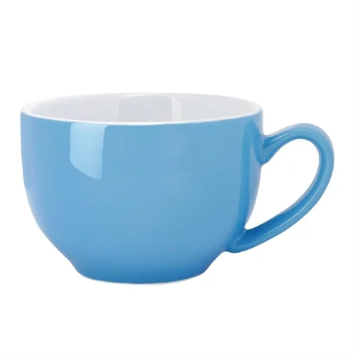 Olympia Cafe Cappuccino Cup Blue 340ml (Pack of 12)