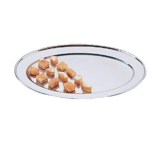 Olympia Stainless Steel Oval Service Tray