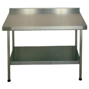 Franke Sissons Stainless Steel Wall Table with Upstand 600(D)mm