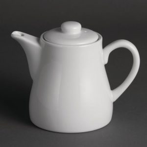 Olympia Whiteware Teapots 483ml (Pack of 4)