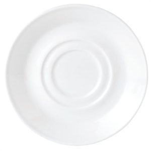 Steelite Simplicity White Low Cup Saucers 145mm (Pack of 36)