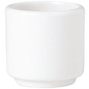 Steelite Simplicity White Footless Egg Cups 47mm (Pack of 12)