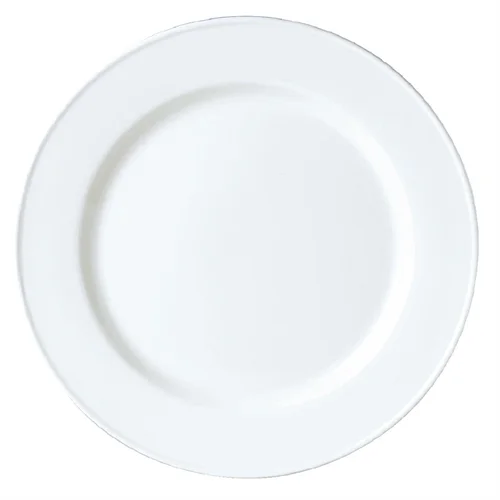 Steelite Simplicity White Slimline Plates 230mm (Pack of 24)