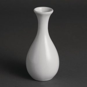 Olympia Whiteware Bud Vases 125mm (Pack of 12)